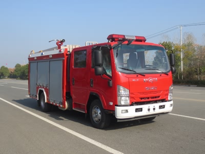 江特牌慶鈴3T水罐消防車